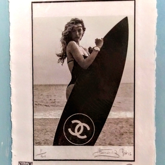 CHANEL Surfer Girl Print Signed by Fairchild Paris